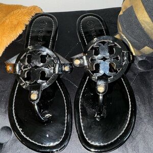 Tory Burch Patent Leather Miller Sandal